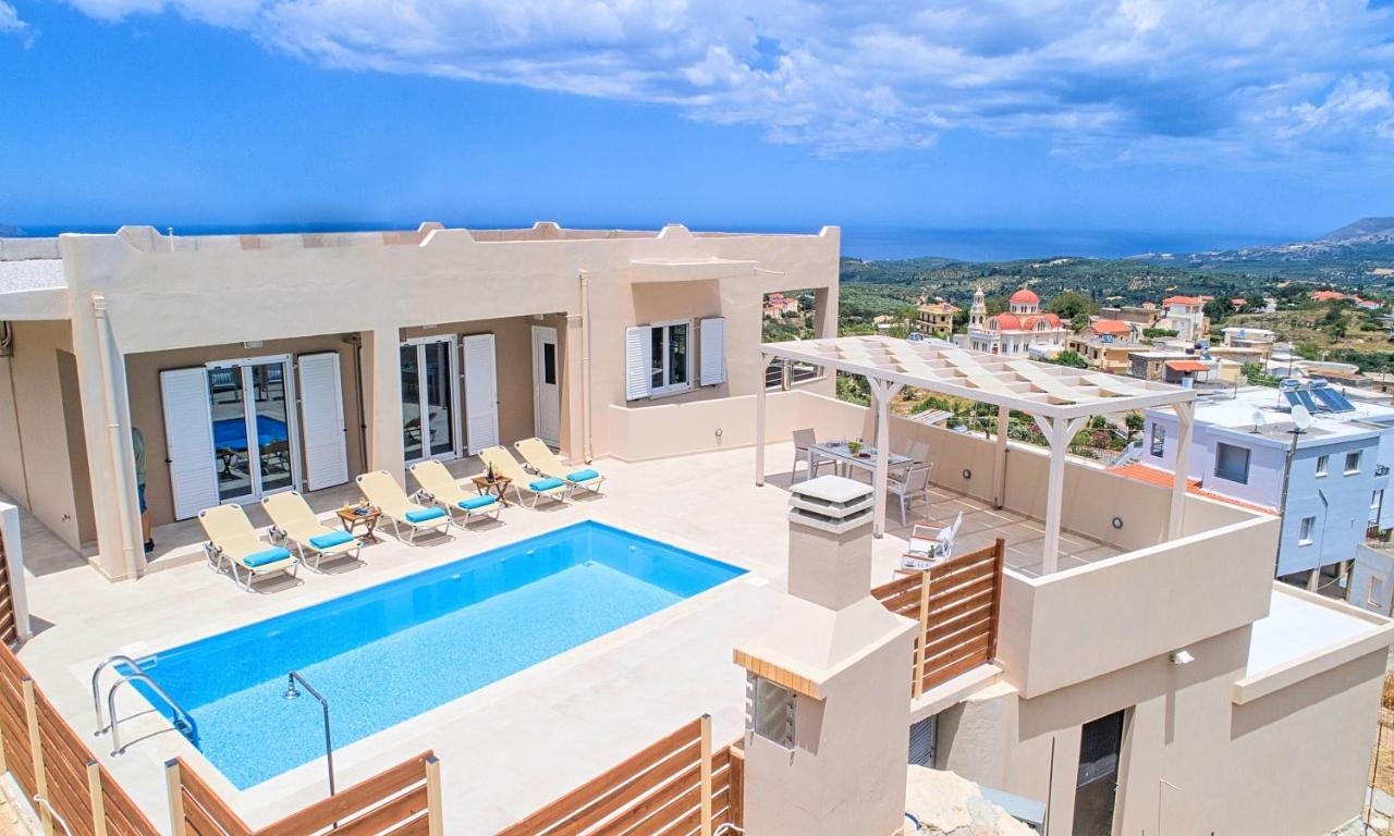 Kournás Villa Di Giorgio Heated Pool מראה חיצוני תמונה